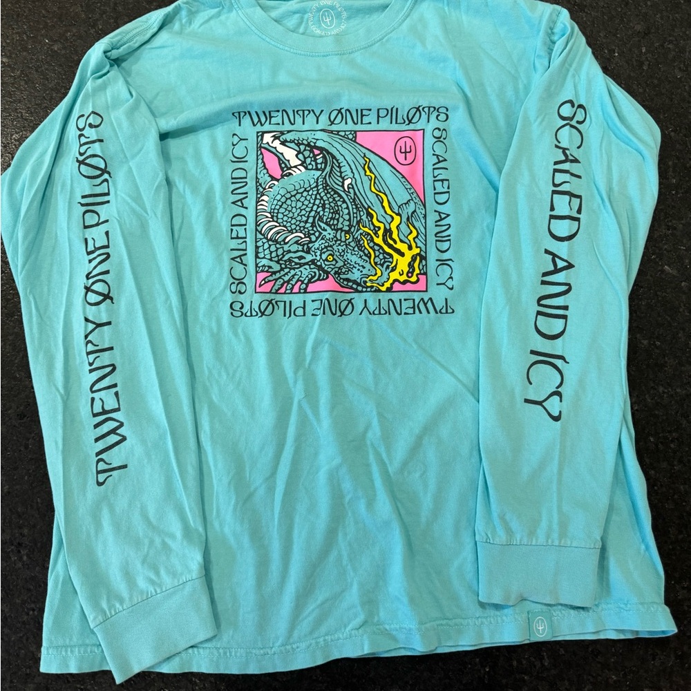 Twenty One Pilots Scaled and Icy concert longsleeve shirt